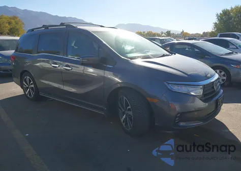 2022 Honda Odyssey Touring из США, поврежденный, VIN 5FNRL6H88NB039181